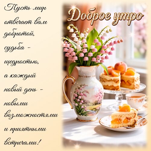 Открытка Доброе утро