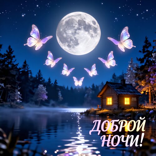 Открытка Доброй ночи!