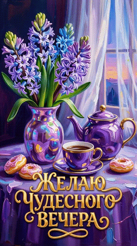 Анимированная открытка ДОБРЫЙ ВЕЧЕР!