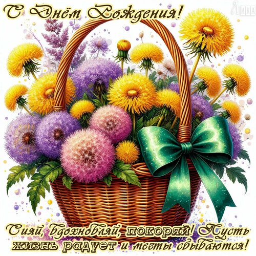 Открытка С днём рождения!