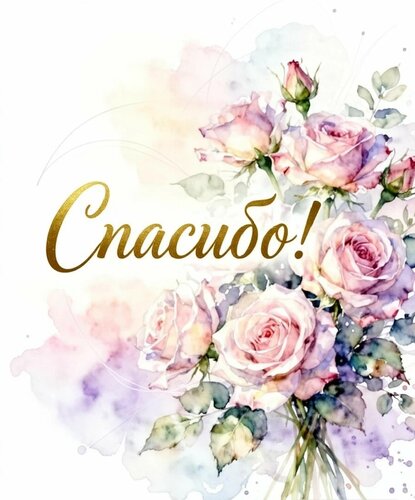 Открытка Спасибо
