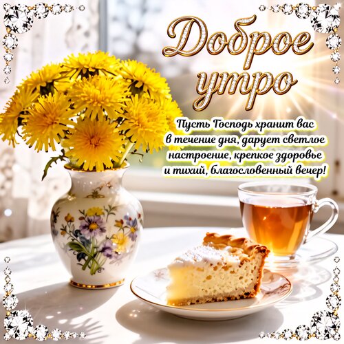 Открытка Доброе утро