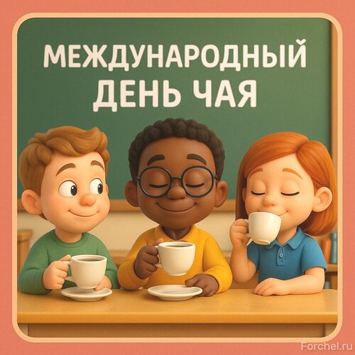 Открытка с днем чая