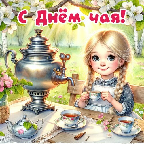Открытка День чая