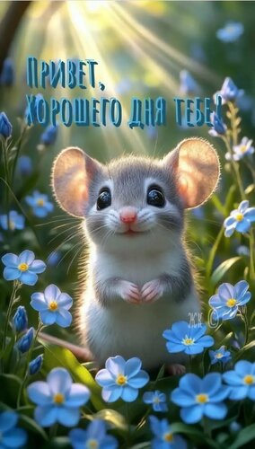 Открытка Привет. Хорошего дня тебе.