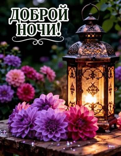 Анимированная открытка Спокойной ночи!