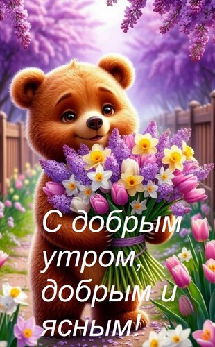 Открытка С добрым утром, добрым и ясным!
