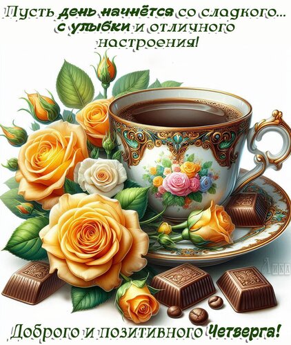 Открытка День четверга