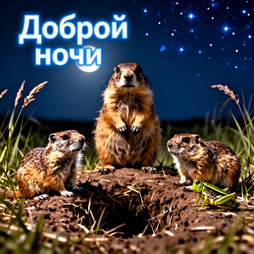 Открытка Доброй ночи
