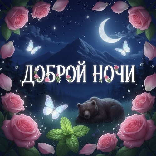 Открытка Доброй ночи