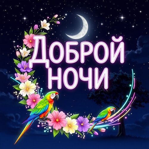 Открытка Доброй ночи