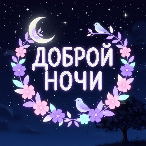 Открытка Доброй ночи