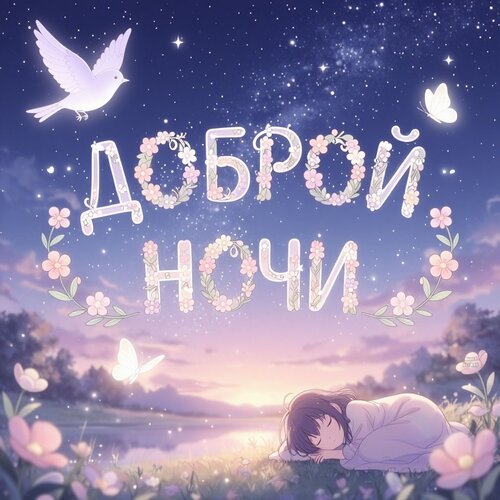 Открытка Доброй ночи