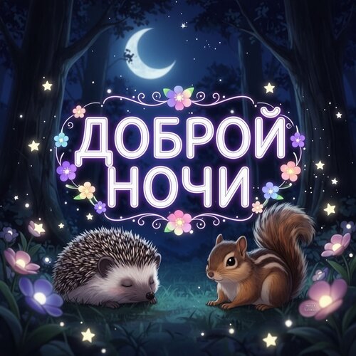 Открытка Доброй ночи