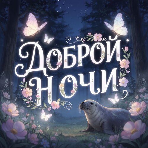 Открытка Доброй ночи