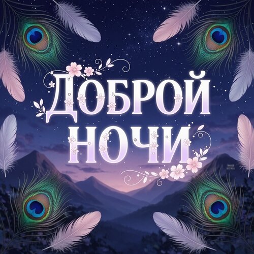 Открытка Доброй ночи