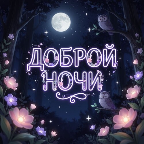 Открытка Доброй ночи
