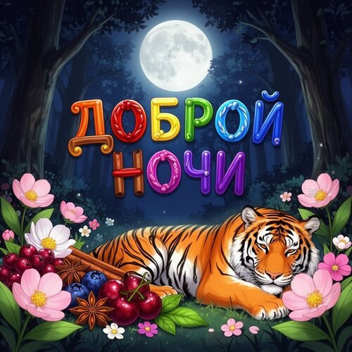 Открытка Доброй ночи