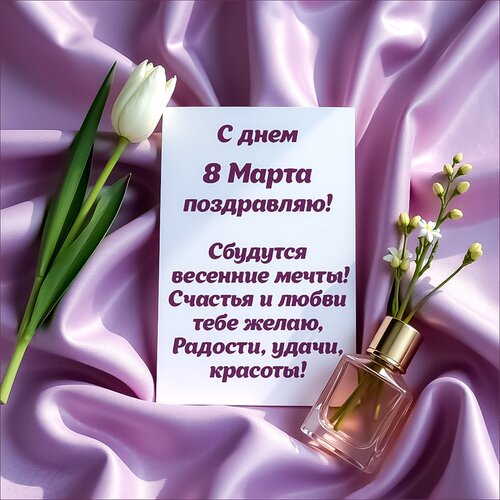 Открытка С днем 8 марта