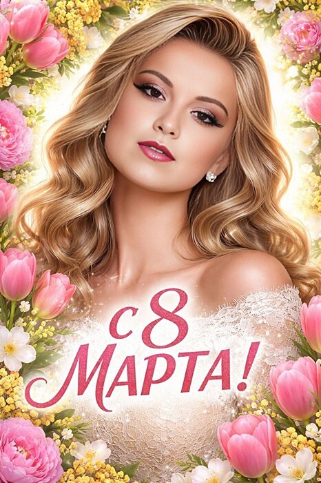 Открытка 8 МАРТА