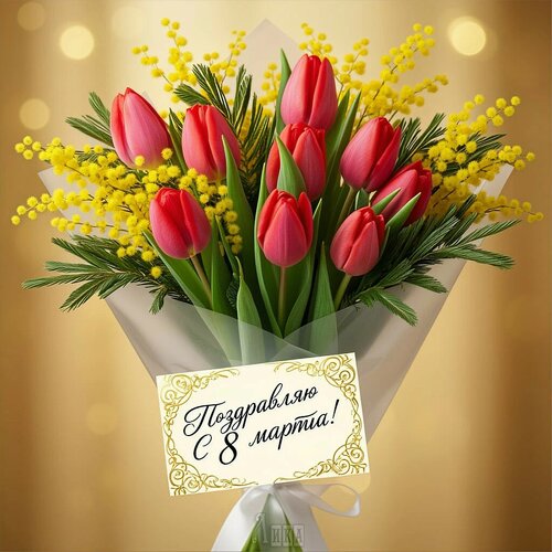 Открытка 8 Марта