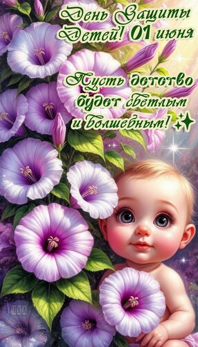 Открытка День защиты детей