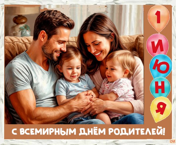 Открытка день родителей 1