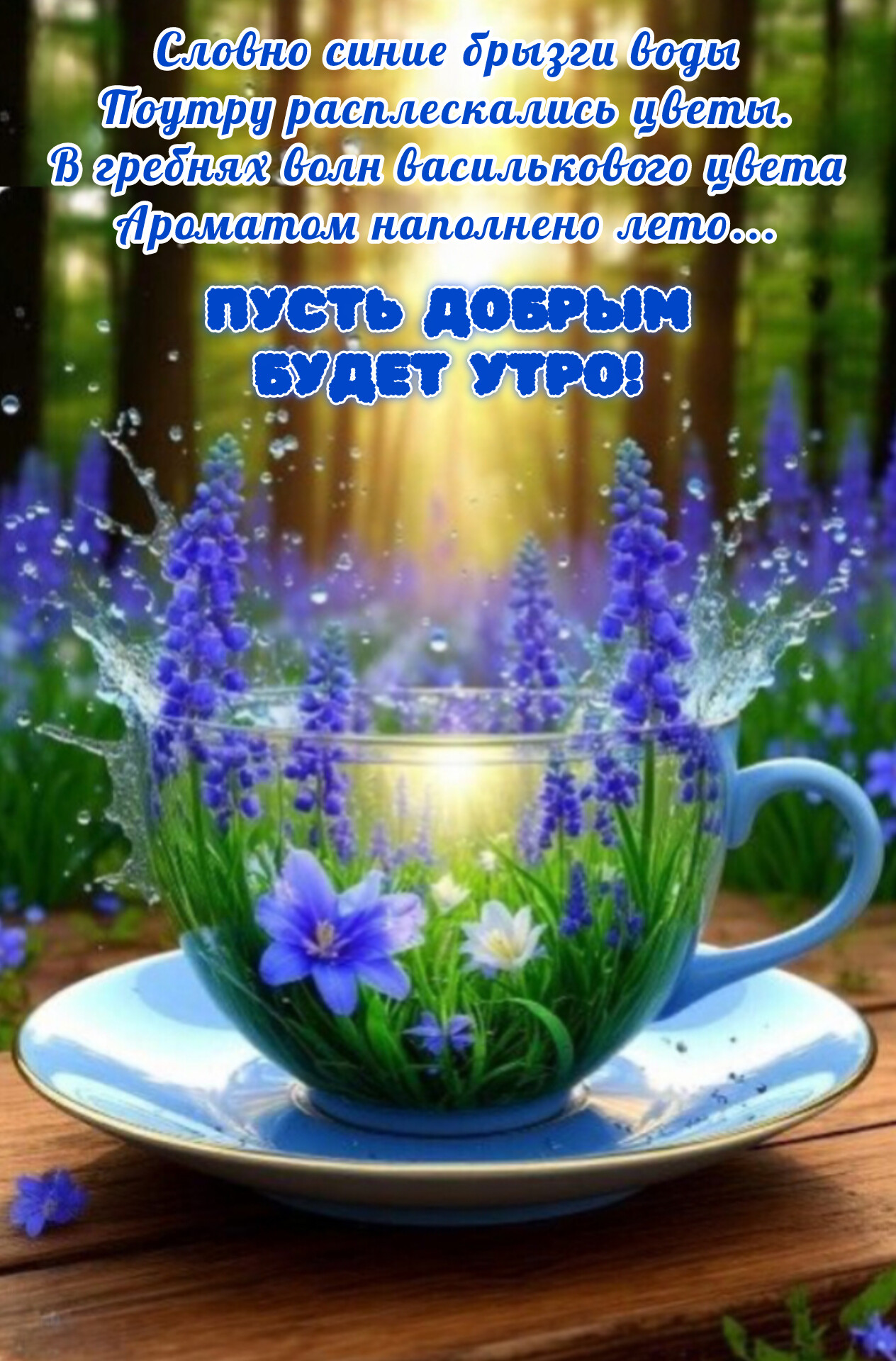 Открытка Пусть добрым будет утро!