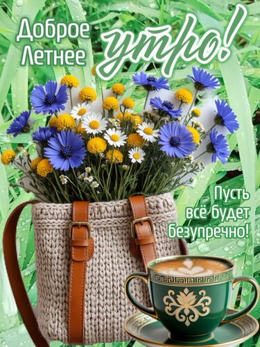 Открытка Доброе, летнее утро!