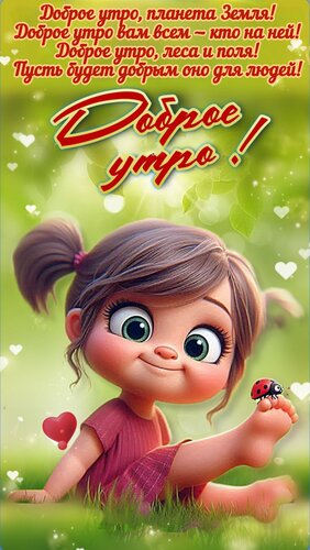 Открытка Доброе утро