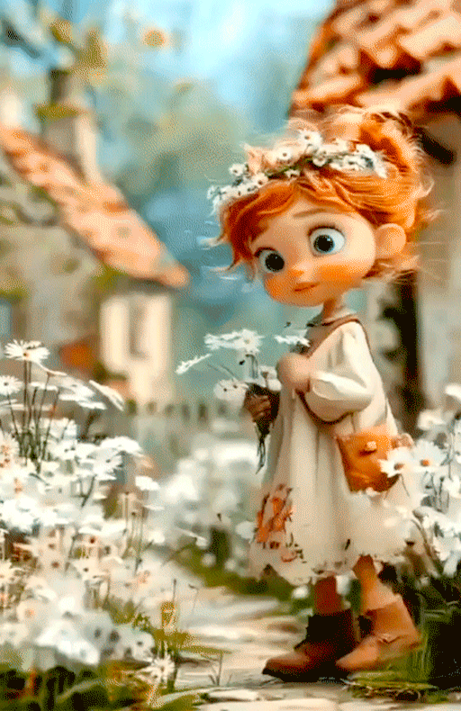 Анимированная открытка Good morning