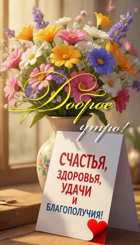 Открытка Доброе утро
