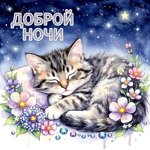 Открытка Доброй ночи