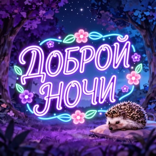 Открытка Доброй ночи