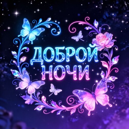 Открытка Доброй ночи
