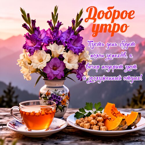 Открытка Доброе утро