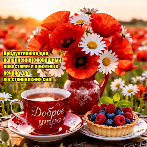 Открытка Доброе утро