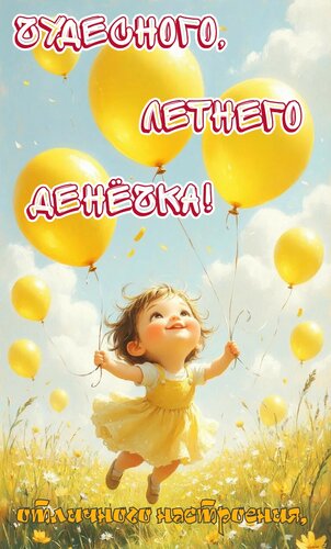 Открытка Отличного летнего денёчка