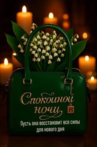Открытка Пусть она восстановит силы для нового дня