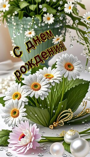 Открытка Днем рождения