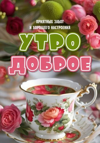 Открытка Доброе утро