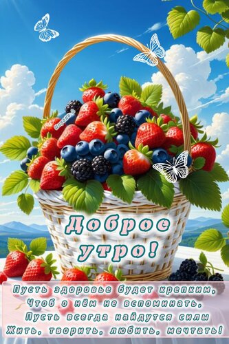 Открытка Доброе утро