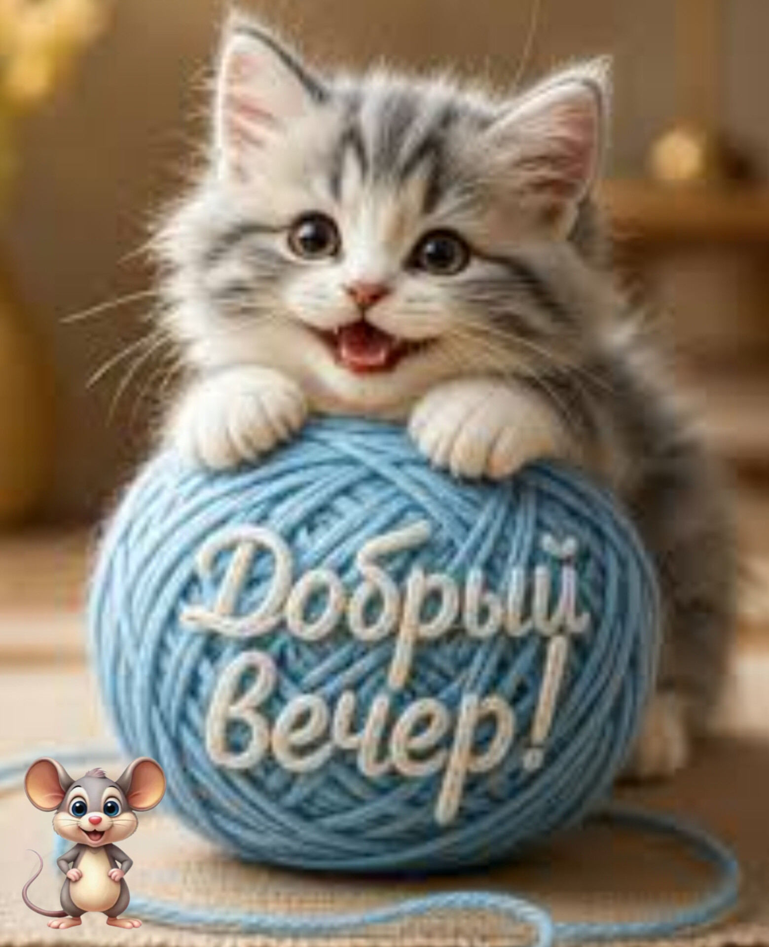 Открытка Добрый вечер