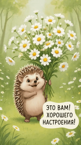 Анимированная открытка Это Вам для настроения