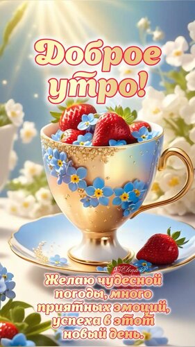 Открытка Доброе утро
