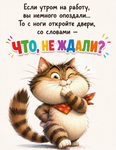 Анимированная открытка Доброе утро!