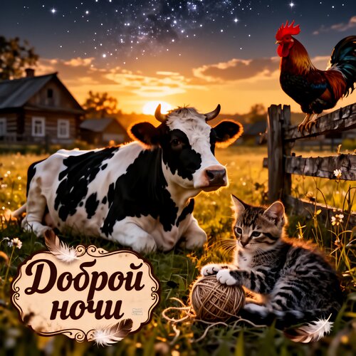 Открытка Доброй ночи