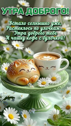 Открытка Утра доброго