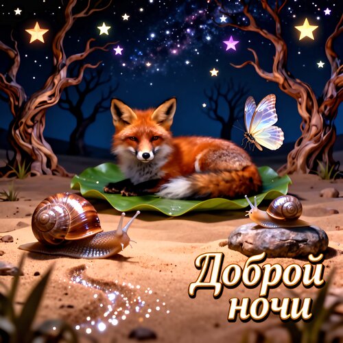Открытка Доброй ночи