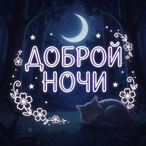 Открытка Доброй ночи